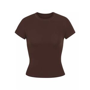 SKIMS Fits Everybody T-Shirt Color Cocoa New with Tags size S